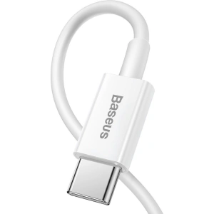 Kabel USB-C do Lightning Baseus Superior Series, 20W, PD, 0,25m (biały)