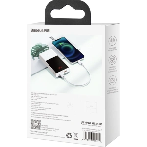 Kabel USB-C do Lightning Baseus Superior Series, 20W, PD, 0,25m (biały)