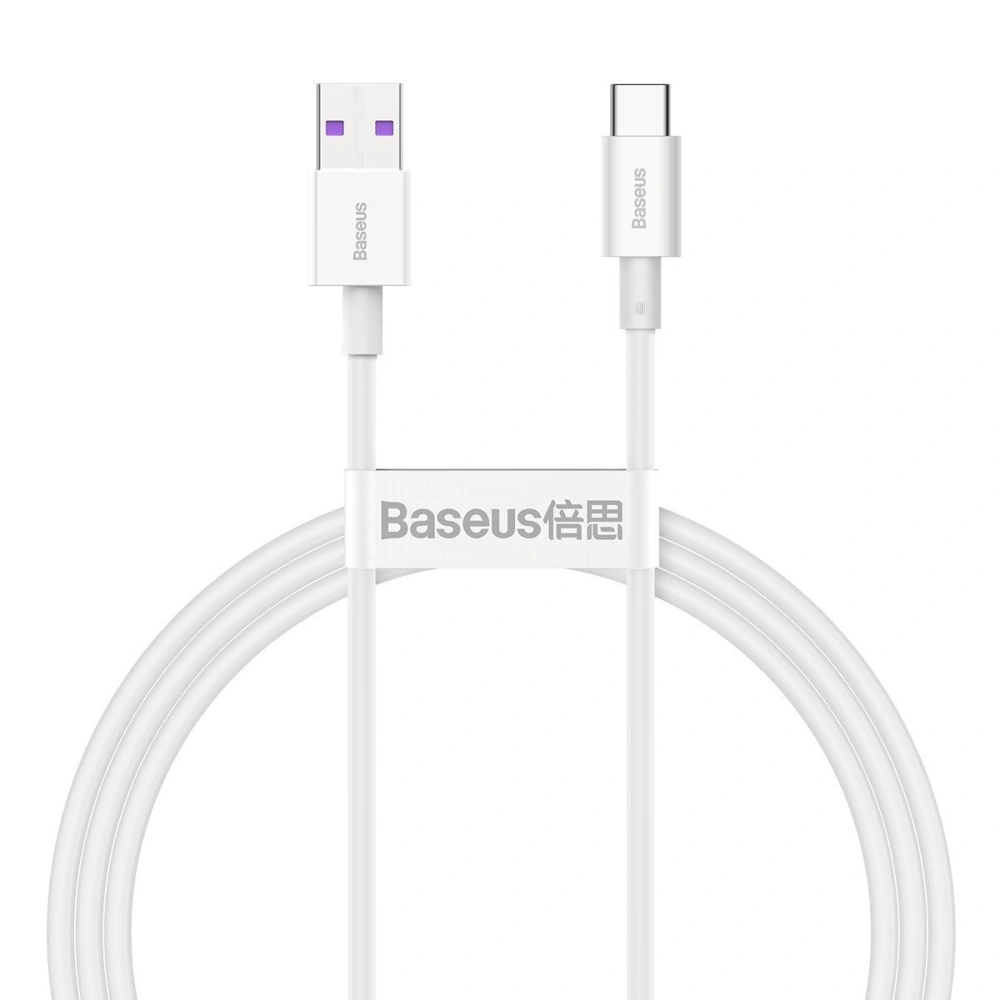 Hurtownia GSM - Kabel USB do USB-C Baseus Superior Series, 66W, 1m (biały) - BSU2368WHT - {ean13} - Hurt
