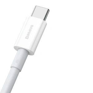 Hurtownia GSM - Kabel USB do USB-C Baseus Superior Series, 66W, 1m (biały) - BSU2368WHT - {ean13} - Hurt