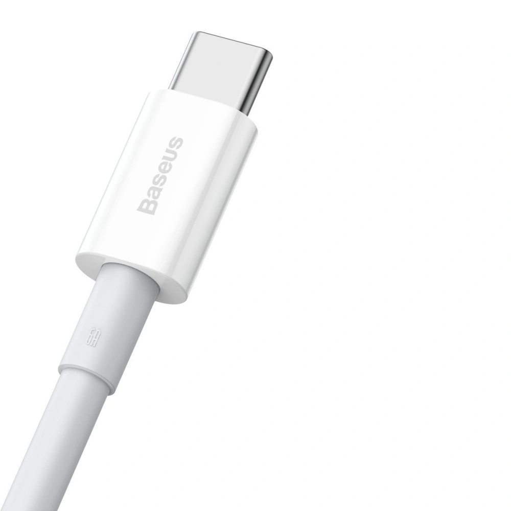 Hurtownia GSM - Kabel USB do USB-C Baseus Superior Series, 66W, 1m (biały) - BSU2368WHT - {ean13} - Hurt