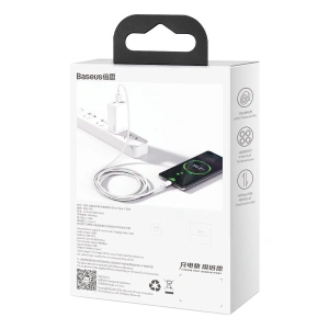 Hurtownia GSM - Kabel USB do USB-C Baseus Superior Series, 66W, 1m (biały) - BSU2368WHT - {ean13} - Hurt