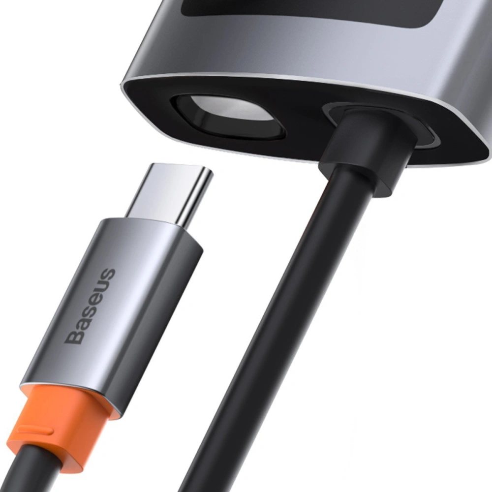 Hurtownia GSM - Hub 4w1 Baseus Metal Gleam Series, USB-C na USB 3.0 + USB 2.0 + HDMI + USB-C PD - BSU2370 - {ean13} - Hurt