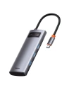 Hurtownia GSM - Hub 5w1 Baseus Metal Gleam Series, USB-C do 3x USB 3.0 + HDMI + USB-C PD - BSU2371 - {ean13} - Hurt