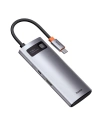Hurtownia GSM - Hub 5w1 Baseus Metal Gleam Series, USB-C do 3x USB 3.0 + HDMI + USB-C PD - BSU2371 - {ean13} - Hurt