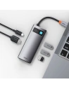 Hurtownia GSM - Hub 5w1 Baseus Metal Gleam Series, USB-C do 3x USB 3.0 + HDMI + USB-C PD - BSU2371 - {ean13} - Hurt
