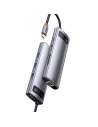 Hurtownia GSM - Hub 8w1 Baseus Metal Gleam Series, USB-C na 3x USB 3.0 + HDMI + USB-C PD + Ethernet RJ45 + microSD/SD - BSU2373 - {ean13} - Hurt