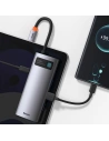 Hurtownia GSM - Hub 6w1 Baseus Metal Gleam Series, USB-C do 3x USB 3.0 + HDMI + USB-C PD + Ethernet RJ45 - BSU2372 - {ean13} - Hurt