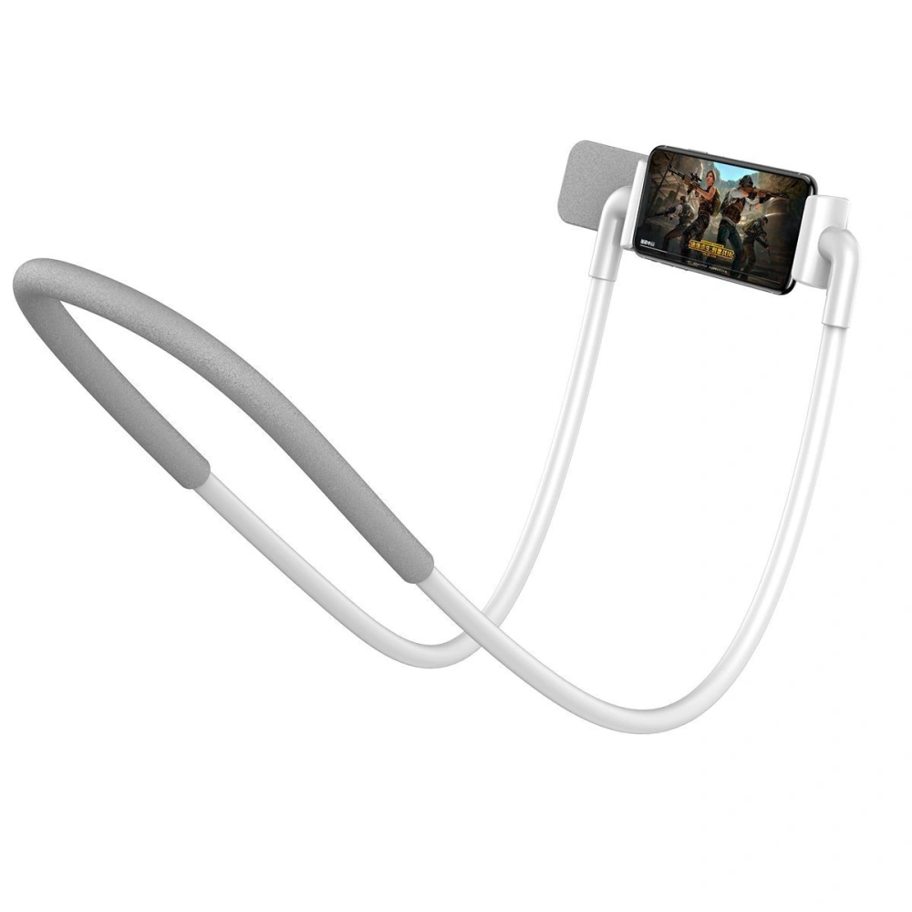 Hurtownia GSM - Uchytník Baseus Neck-Mounted Lazy Bracket na krk, pro telefony a tablety 4-10" (bílý) - BSU2375WHT - {ean13} - Hurt