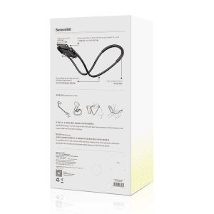 Hurtownia GSM - Uchwyt Baseus Neck-Mounted Lazy Bracket na szyję, do telefonów i tabletów 4-10" (czarny) - BSU2374BLK - {ean13} - Hurt