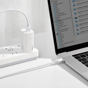 Hurtownia GSM - Kabel USB do USB-C Baseus Superior Series, 66W, 2m (biały) - BSU2380WHT - {ean13} - Hurt