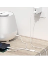 Hurtownia GSM - Kabel USB 3w1 Baseus Superior Series, USB do micro USB / USB-C / Lightning, 3.5A, 1.2m (bílý) - BSU2381WHT - {ean13} - Hurt