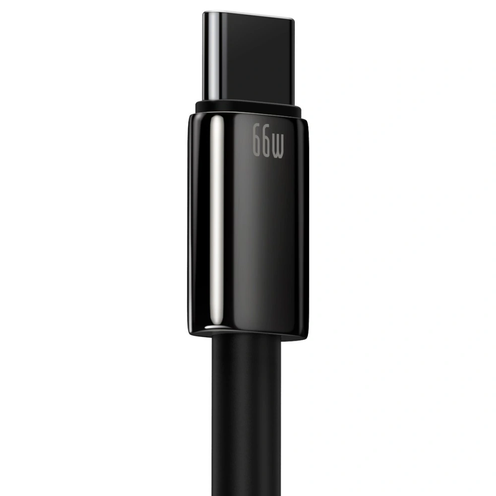 Hurtownia GSM - Kabel USB do USB-C Baseus Tungsten Gold, 66W, 1m (černý) - BSU2382BLK - {ean13} - Hurt