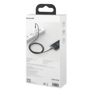 Kabel USB do USB-C Baseus Tungsten Gold, 66W, 1m (czarny)