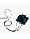 Hurtownia GSM - Kabel USB 3w1 Baseus Tungsten Gold, USB na micro USB / USB-C / Lightning, 3.5A, 1.5m (černý) - BSU2383BLK - {ean13} - Hurt