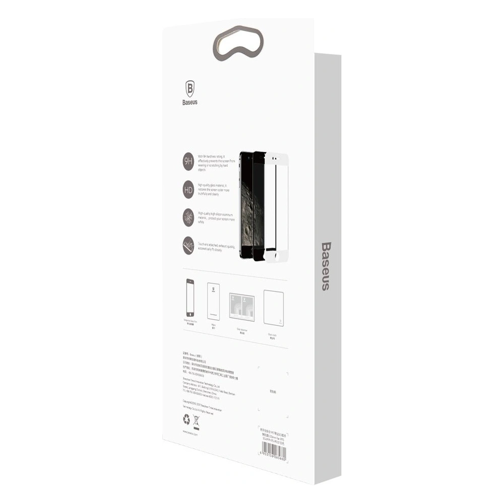 Hurtownia GSM - Tvrzené sklo Baseus Full Screen 0.23mm Apple iPhone 8/7 Plus černé - BSU2388BLK - {ean13} - Hurt