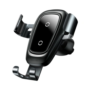 Uchwyt samochodowy z ładowarką indukcyjną Baseus Metal Gravity Car Mount Wireless Charger