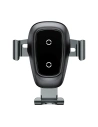 Hurtownia GSM - Uchwyt samochodowy z ładowarką indukcyjną Baseus Metal Gravity Car Mount Wireless Charger Black - BSU043 - {ean13} - Hurt