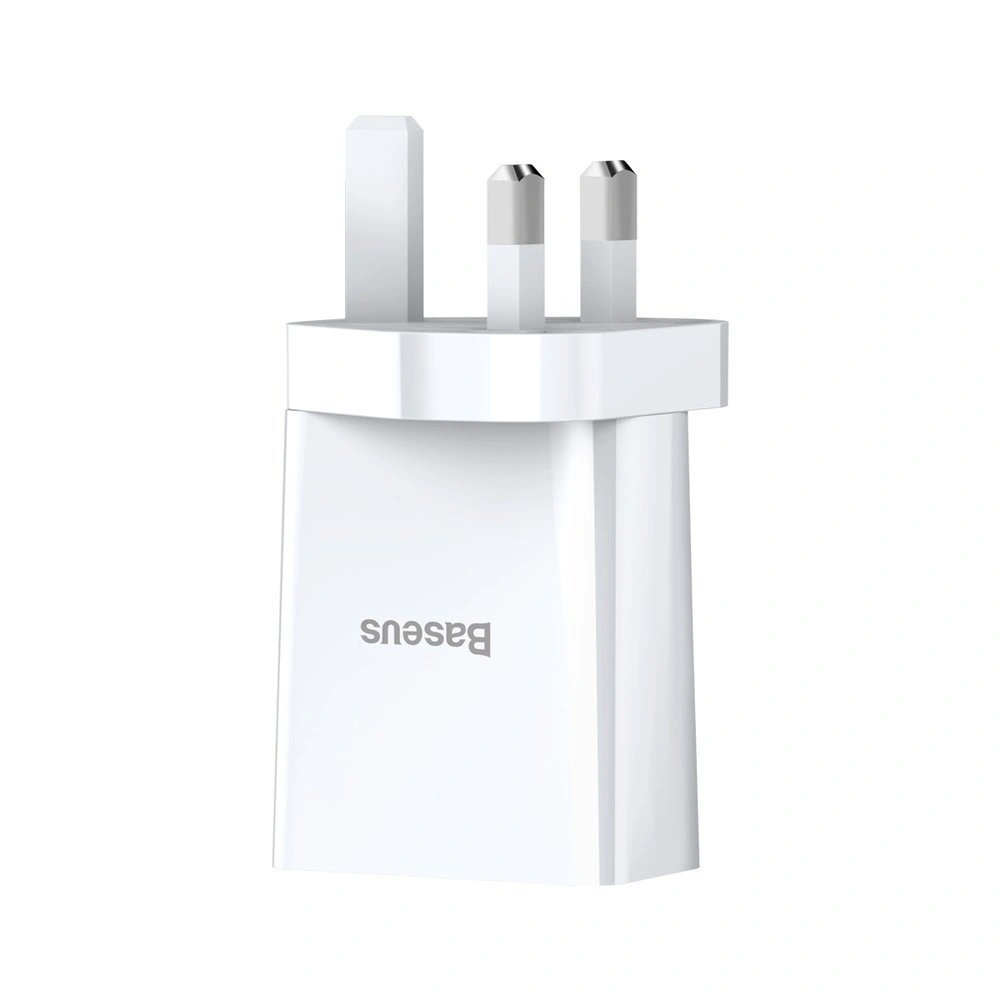 Hurtownia GSM - Baseus ładowarka sieciowa 2x USB 2.1A 10,5W (wtyczka UK) biały (CCFS-S02) - BSU2401WHT - {ean13} - Hurt