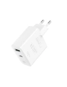 Hurtownia GSM - Ładowarka sieciowa PURO Mini Fast Travel Charger USB-A + USB-C Power Delivery 32W (biały) - PUR411WHT - {ean13} - Hurt