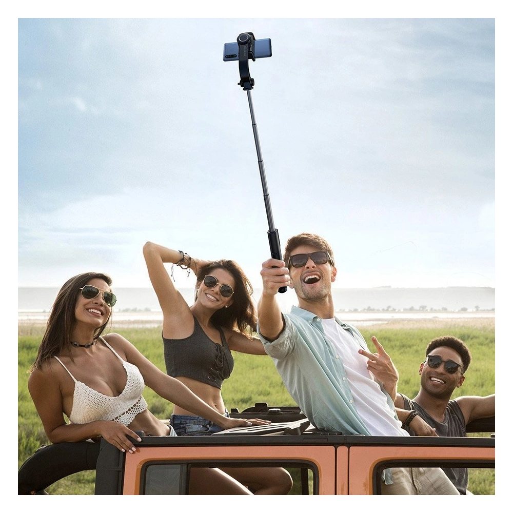 Hurtownia GSM - Baseus selfie stick teleskopowy rozsuwany kijek do selfie statyw z pilotem Bluetooth różowy (SULH-04) - BSU2446PNK - {ean13} - Hurt