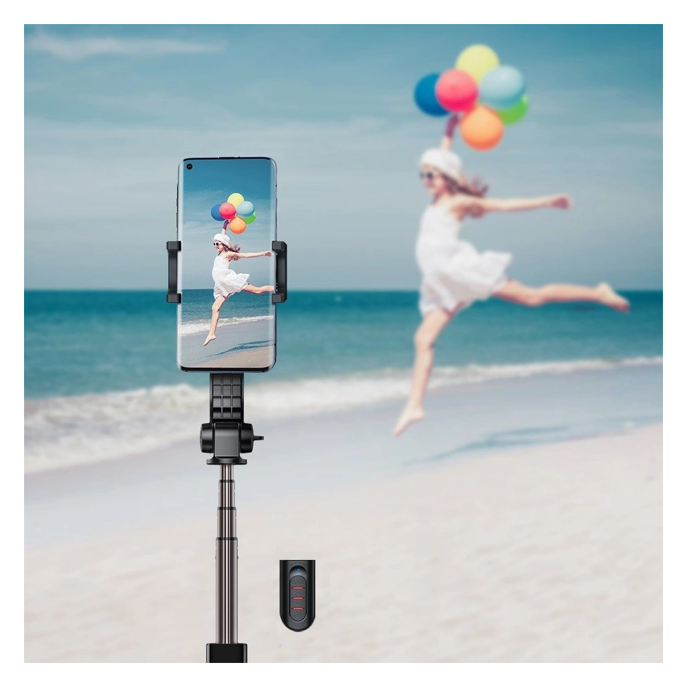 Hurtownia GSM - Baseus selfie stick teleskopowy rozsuwany kijek do selfie statyw z pilotem Bluetooth różowy (SULH-04) - BSU2446PNK - {ean13} - Hurt