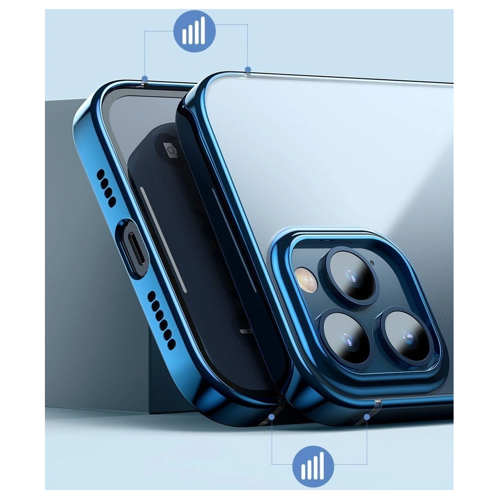 Hurtownia GSM - Baseus Shining Case Elastyczne żelowe etui z metaliczną błyszczącą ramką Apple iPhone 12 mini Srebrny (ARAPIPH54N-MD0S) - BSU2465SLV - {ean13} - Hurt