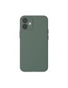 Baseus Liquid Silica Gel Case Elastyczne żelowe etui Apple iPhone 12 mini Ciemnozielony (WIAPIPH54N-YT6A)