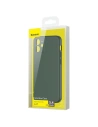 Hurtownia GSM - Baseus Liquid Silica Gel Case Elastyczne żelowe etui Apple iPhone 12 mini Ciemnozielony (WIAPIPH54N-YT6A) - BSU2472GRN - {ean13} - Hurt