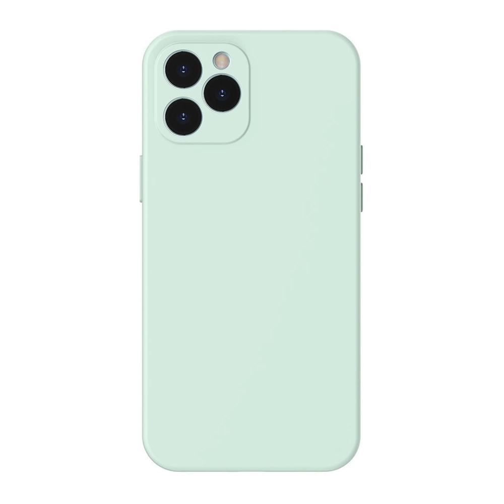 Hurtownia GSM - Baseus Liquid Silica Gel Case Elastické gelové pouzdro Apple iPhone 12 Pro Mentolové (WIAPIPH61P-YT6B) - BSU2478MNT - {ean13} - Hurt