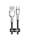 Baseus Cafule Series Metal Data USB - USB Typ C 40 W cable (10 V / 4 A) SCP (Huawei SuperCharge Protocol) 0,25 m silver (CATJK-0