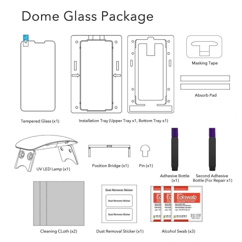 Szkło hartowane z klejem UV Whitestone Dome Glass Samsung Galaxy Note 9