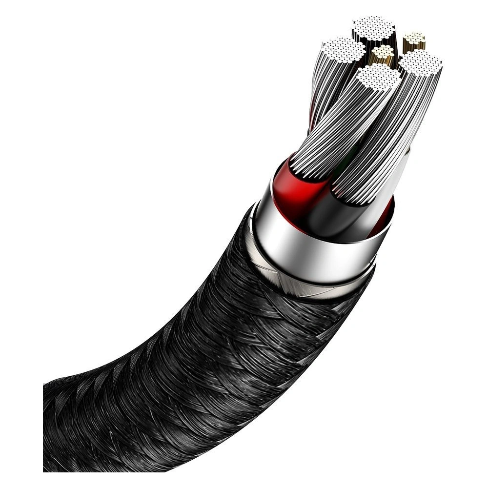 Wholesale Baseus Cafule Series Metal Data USB - USB Typ C 40 W cable (10 V / 4 A) SCP (Huawei SuperCharge Protocol) 0,25 m silver (CATJK-0 - BSU2527SLV - {ean13} - Hurt