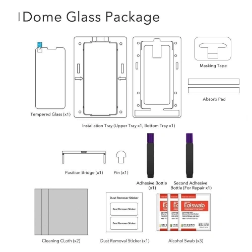 Zestaw naprawczy Whitestone Dome Glass Samsung Galaxy Note 9