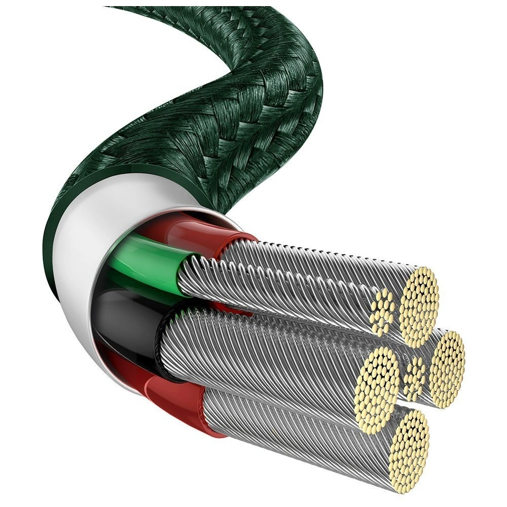 Wholesale Baseus Water Drop USB - USB Typ C cable 66 W (11 V / 6 A) Huawei SuperCharge SCP 2 m green (CATSD-N06) - BSU2560GRN - {ean13} - Hurt