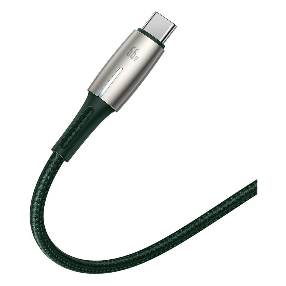Wholesale Baseus Water Drop USB - USB Typ C cable 66 W (11 V / 6 A) Huawei SuperCharge SCP 2 m green (CATSD-N06) - BSU2560GRN - {ean13} - Hurt