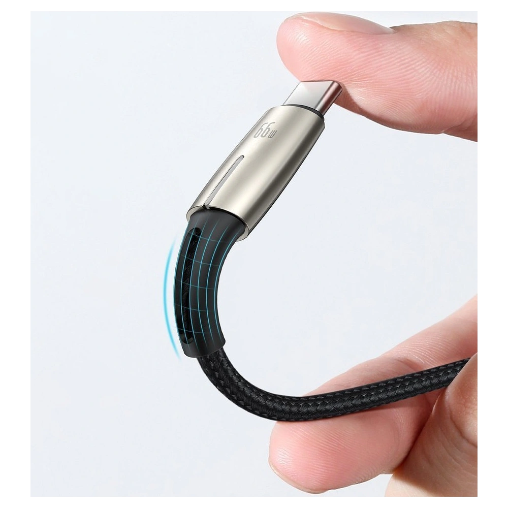 Wholesale Baseus Water Drop USB - USB Typ C cable 66 W (11 V / 6 A) Huawei SuperCharge SCP 2 m green (CATSD-N06) - BSU2560GRN - {ean13} - Hurt
