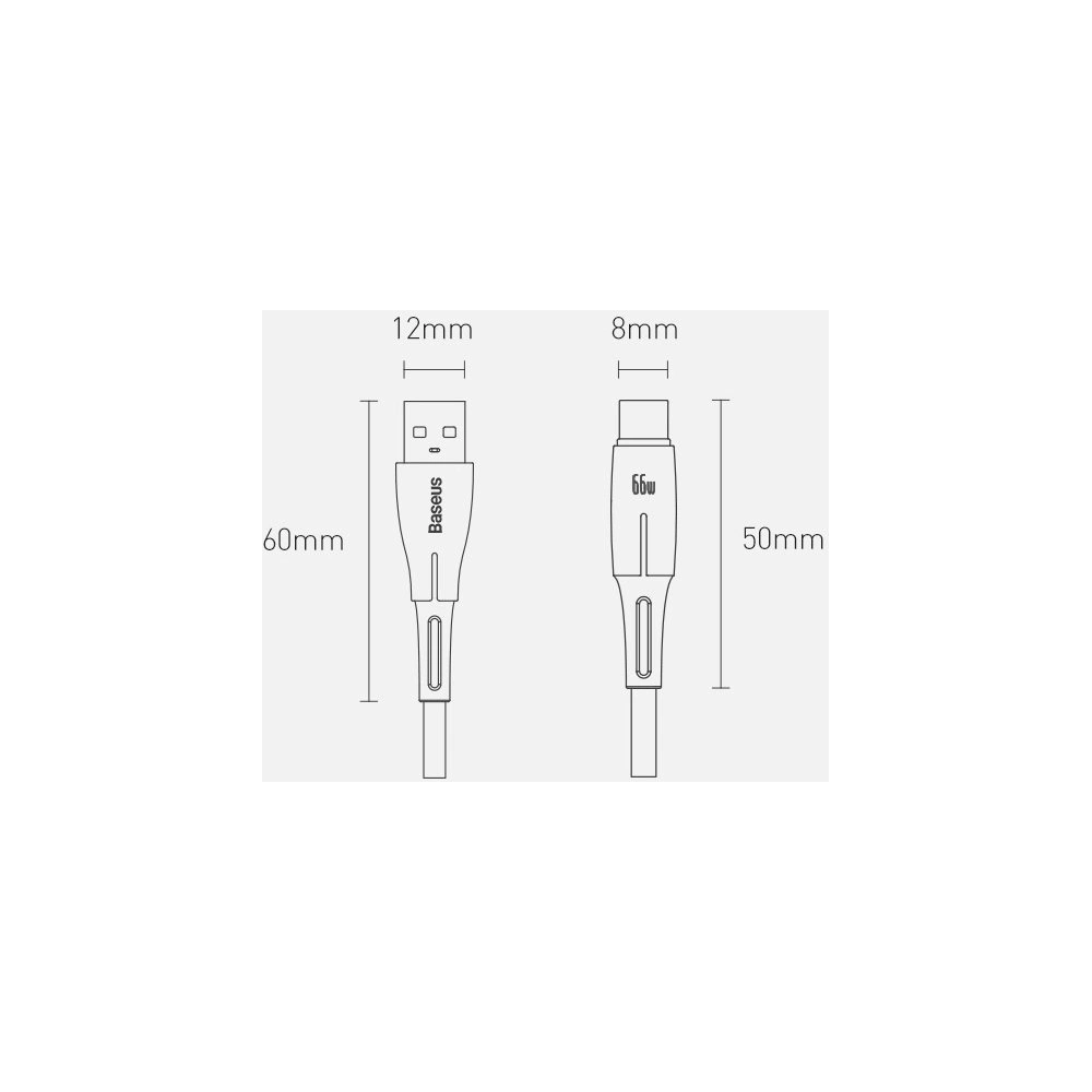 Wholesale Baseus Water Drop USB - USB Typ C cable 66 W (11 V / 6 A) Huawei SuperCharge SCP 2 m green (CATSD-N06) - BSU2560GRN - {ean13} - Hurt