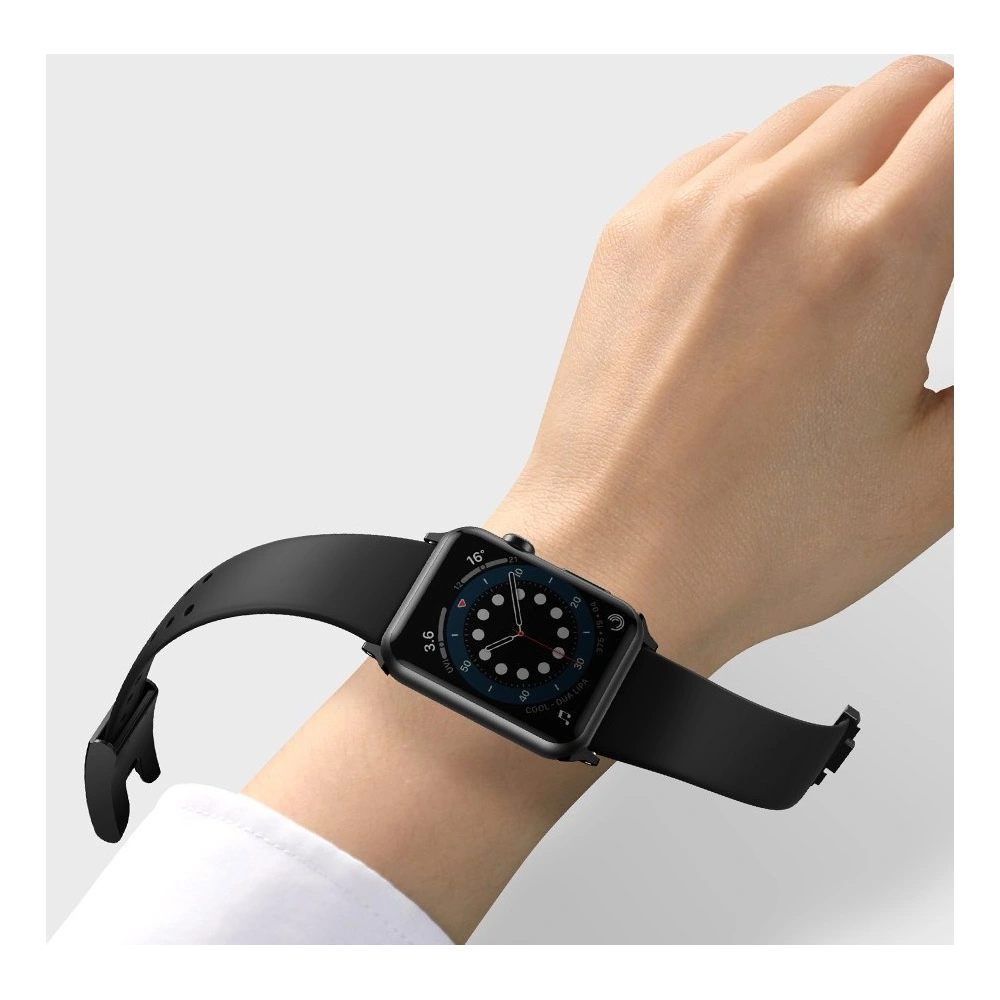 Wholesale Baseus Slip-Thru Watch Band For AP Watch Series 3/4/5/6/SE 42mm/44mm Black (LBWSE-A01) - BSU2568BLK - {ean13} - Hurt
