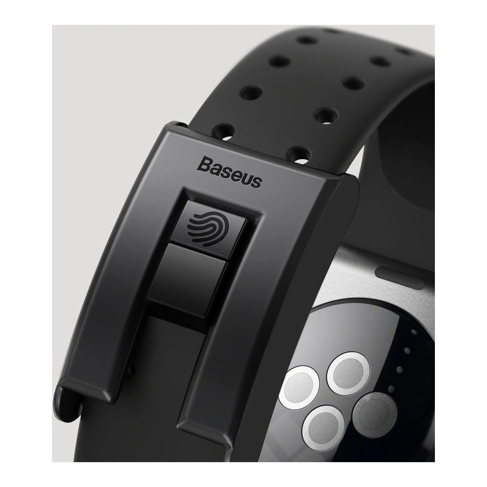 Wholesale Baseus Slip-Thru Watch Band For AP Watch Series 3/4/5/6/SE 42mm/44mm Black (LBWSE-A01) - BSU2568BLK - {ean13} - Hurt