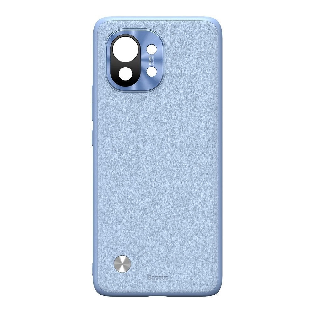 Wholesale Baseus Alloy Leather Case durable case with a camera cover Xiaomi Mi 11 purple (WIXM11-05) - BSU2574PRP - {ean13} - Hurt