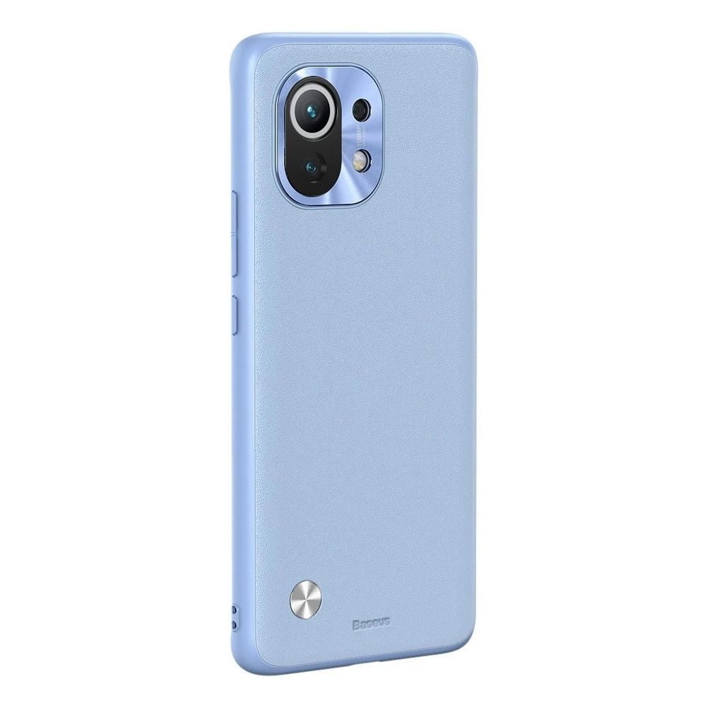 Wholesale Baseus Alloy Leather Case durable case with a camera cover Xiaomi Mi 11 purple (WIXM11-05) - BSU2574PRP - {ean13} - Hurt