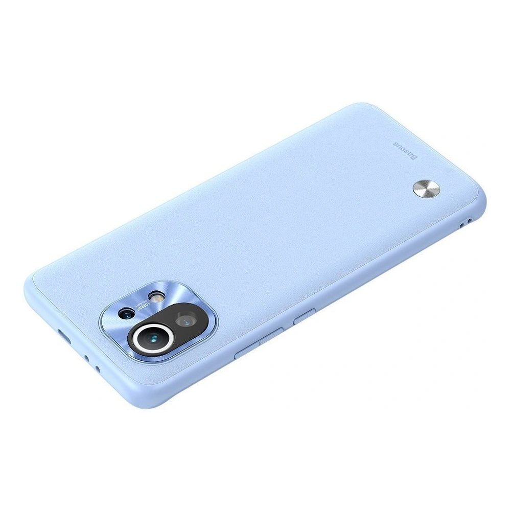 Hurtownia GSM - Baseus Alloy Leather Case odolný obal s krytem na fotoaparát Xiaomi Mi 11 fialový (WIXM11-05) - BSU2574PRP - {ean13} - Hurt