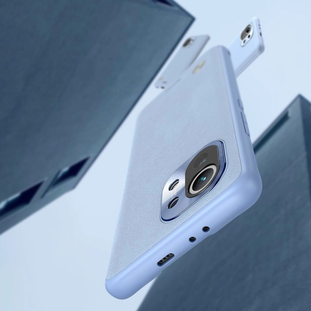 Wholesale Baseus Alloy Leather Case durable case with a camera cover Xiaomi Mi 11 purple (WIXM11-05) - BSU2574PRP - {ean13} - Hurt