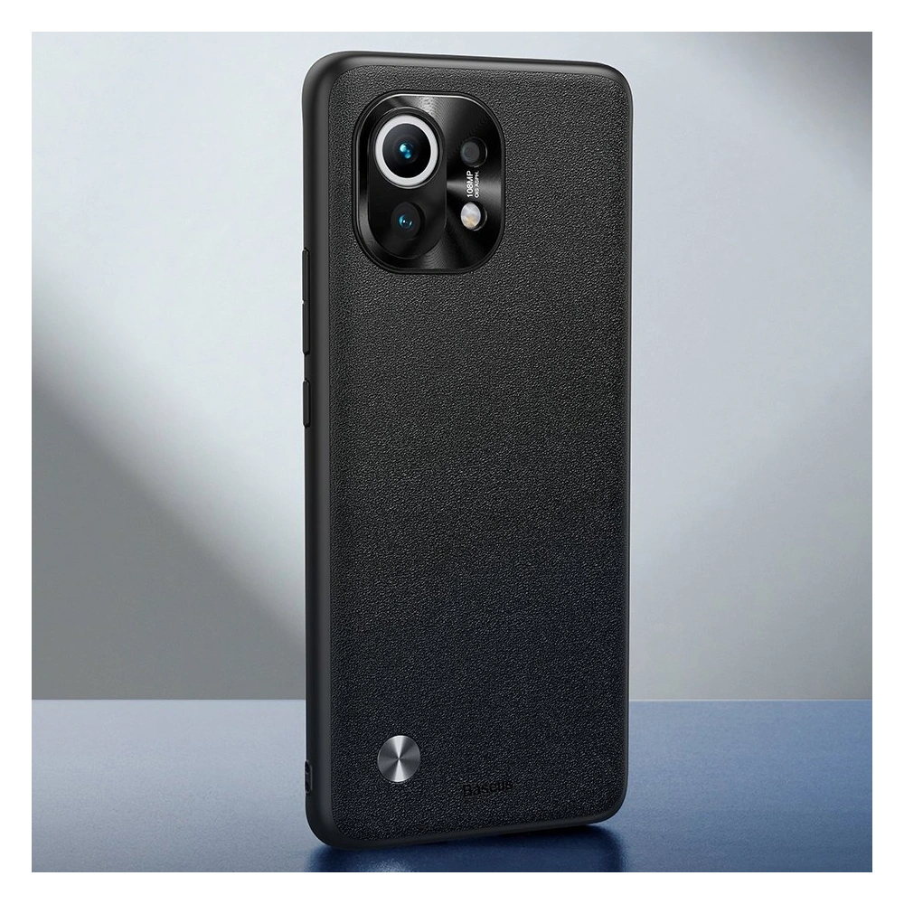 Wholesale Baseus Alloy Leather Case durable case with a camera cover Xiaomi Mi 11 purple (WIXM11-05) - BSU2574PRP - {ean13} - Hurt