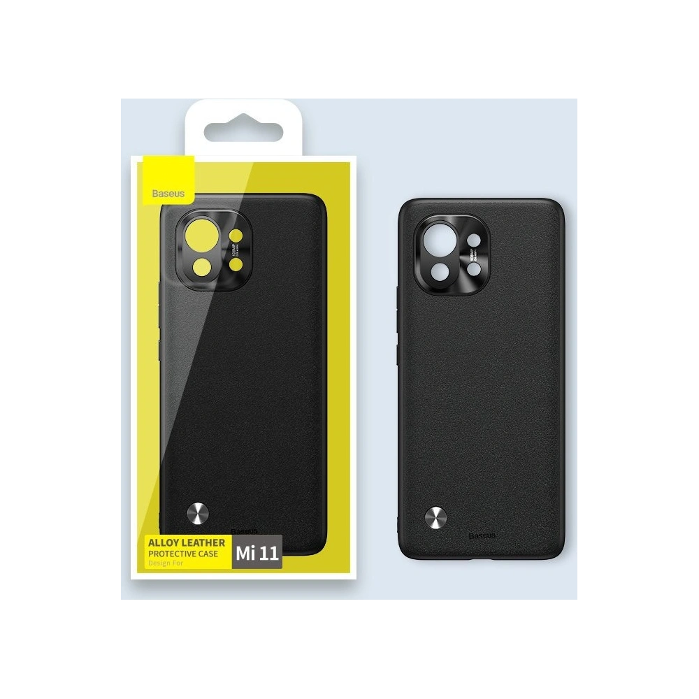 Hurtownia GSM - Baseus Alloy Leather Case odolný obal s krytem na fotoaparát Xiaomi Mi 11 fialový (WIXM11-05) - BSU2574PRP - {ean13} - Hurt