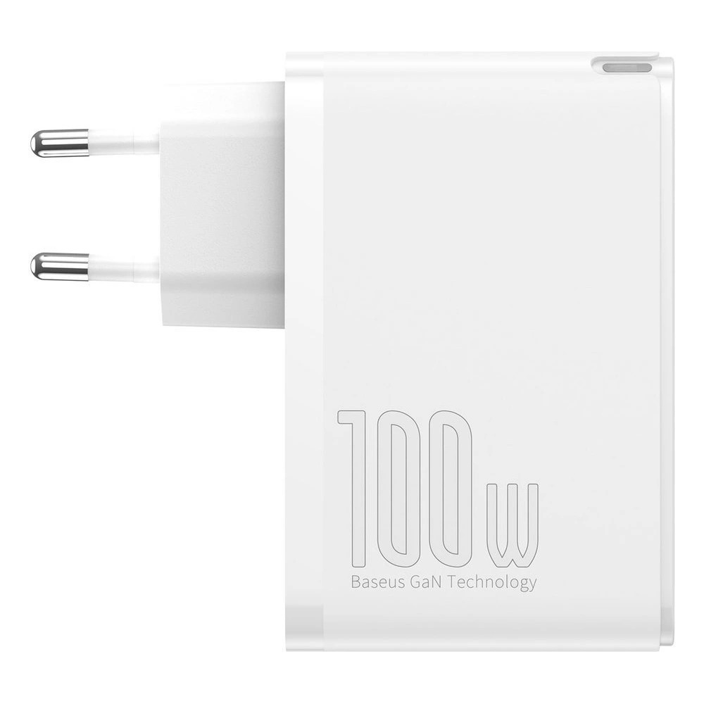 Hurtownia GSM - Baseus GaN2 Pro rychlá síťová nabíječka 100W USB / USB Typ C Quick Charge 4+ Power Delivery bílá (CCGAN2P-L02) - BSU2585WHT - {ean13} - Hurt