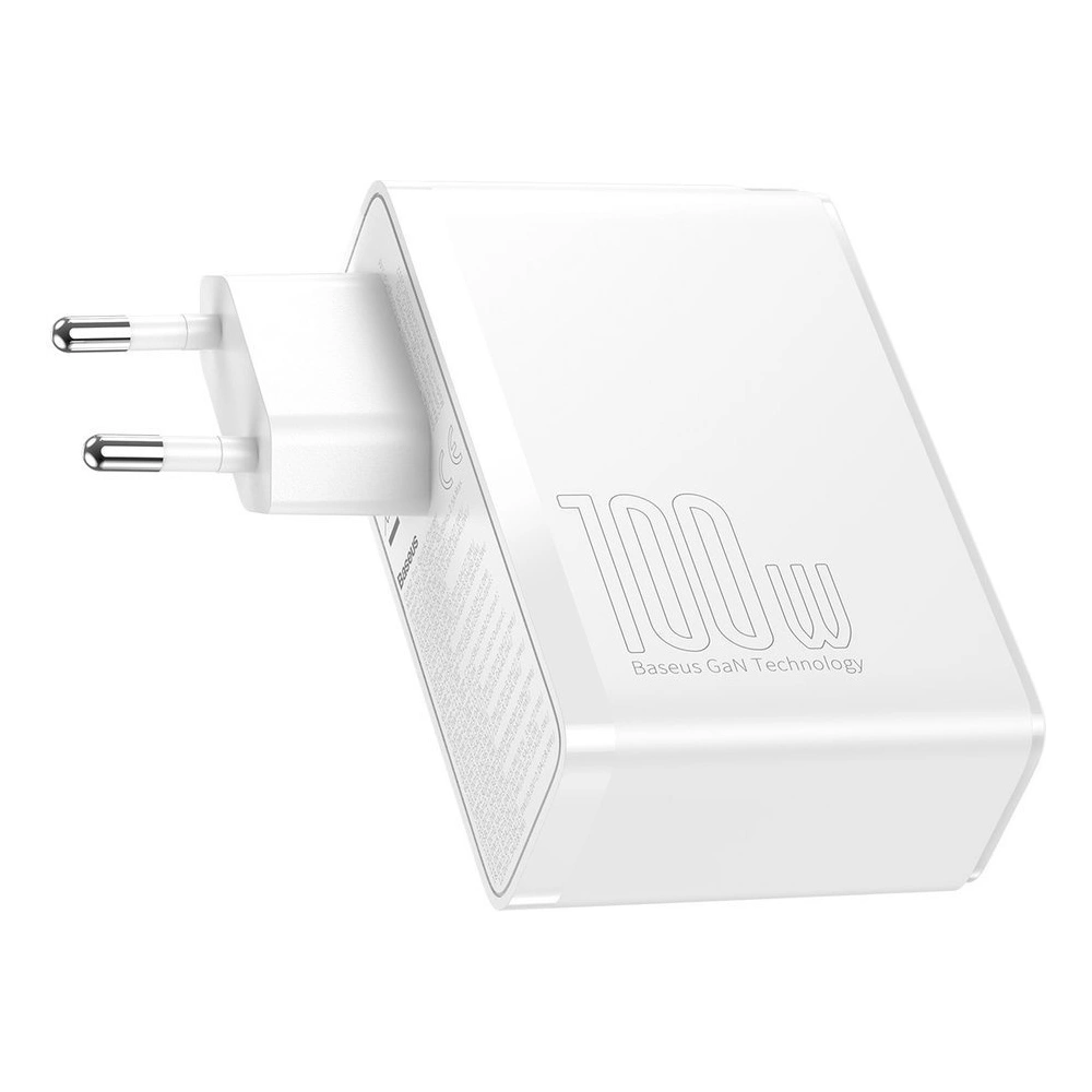 Hurtownia GSM - Baseus GaN2 Pro rychlá síťová nabíječka 100W USB / USB Typ C Quick Charge 4+ Power Delivery bílá (CCGAN2P-L02) - BSU2585WHT - {ean13} - Hurt