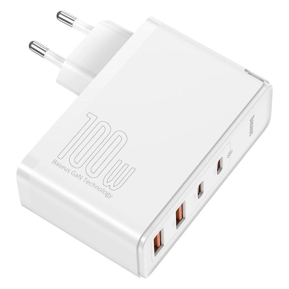 Hurtownia GSM - Baseus GaN2 Pro rychlá síťová nabíječka 100W USB / USB Typ C Quick Charge 4+ Power Delivery bílá (CCGAN2P-L02) - BSU2585WHT - {ean13} - Hurt