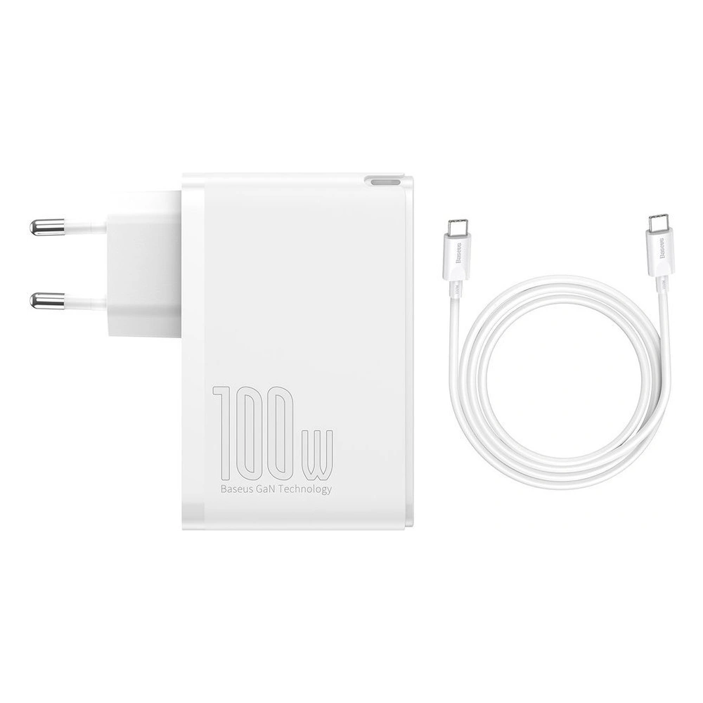 Hurtownia GSM - Baseus GaN2 Pro rychlá síťová nabíječka 100W USB / USB Typ C Quick Charge 4+ Power Delivery bílá (CCGAN2P-L02) - BSU2585WHT - {ean13} - Hurt